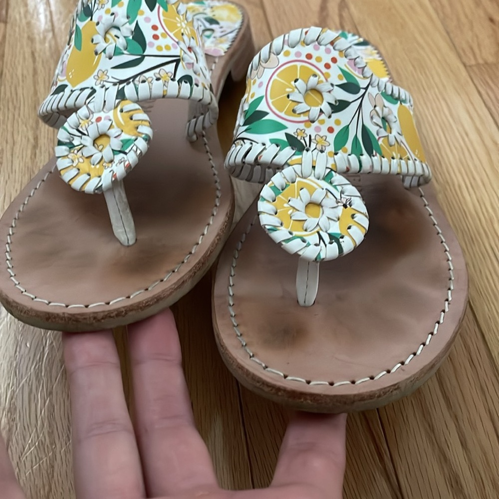 Jack Rogers Floral Sandals - Picture 2 of 6